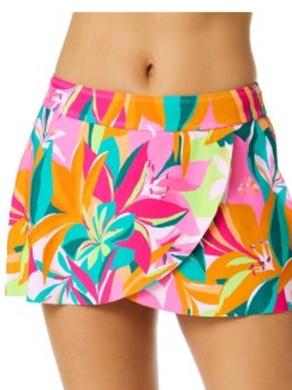 Anne Cole Mid-Rise Swim Skirt Multi-Color Women's X-LARGE New With Tag